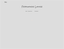 Tablet Screenshot of fernandolahoz.com